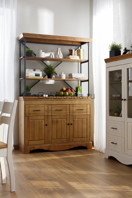 Комод Дания №8+стеллаж Дания металл №4 Комод Дания №8+стеллаж Дания металл №4