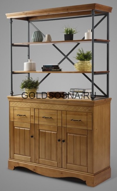 Комод Дания №8+стеллаж Дания металл №4 Комод Дания №8+стеллаж Дания металл №4