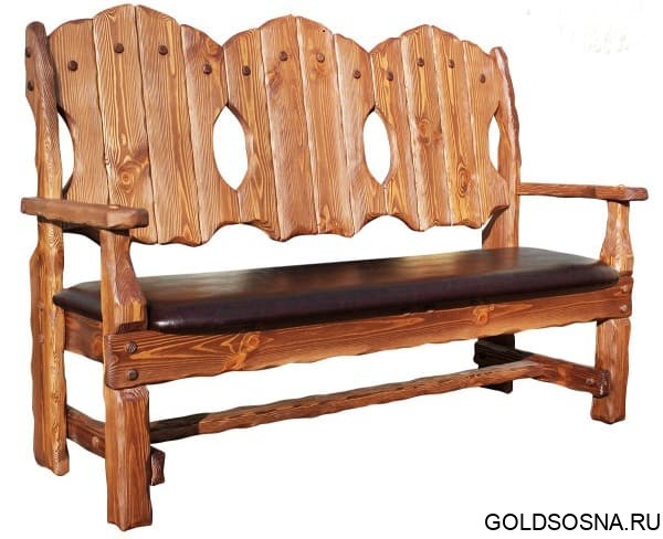 Кресло-скамья Добряк (кожа-ткань)