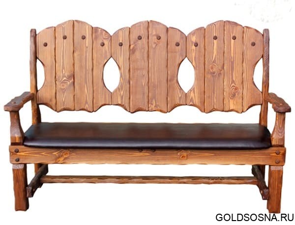 Кресло-скамья Добряк (кожа-ткань)