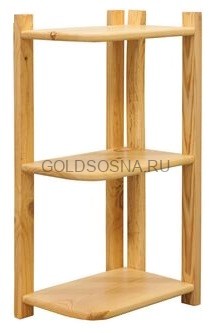 Полка 3-ярусная (в угол)