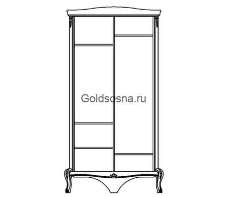 Шкаф для одежды Мокко ММ-316-01/02